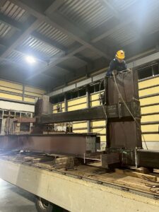 天井クレーン作業