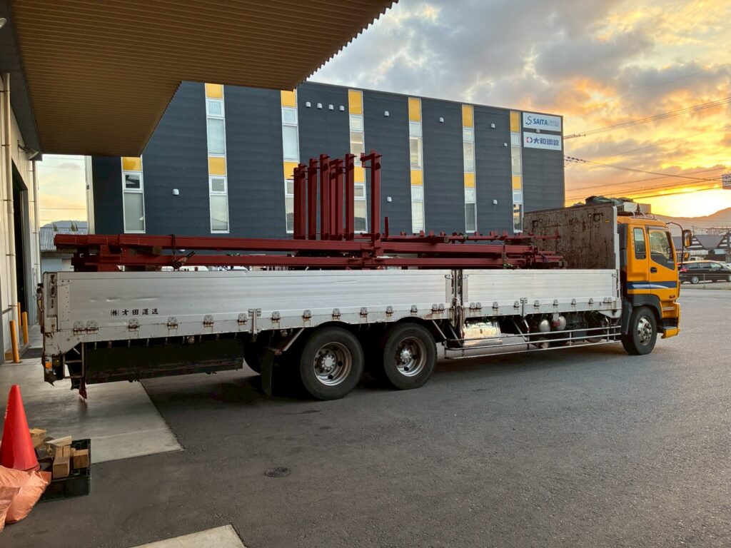福岡運送会社の様子